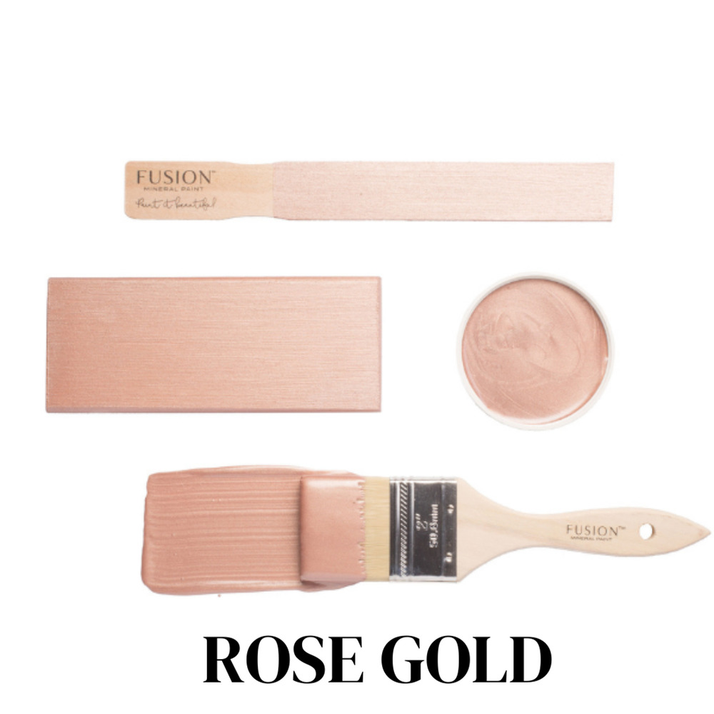 Rose Gold - Metallics Fusion Mineral Paint 250 ml Upcycling Furniture Paint